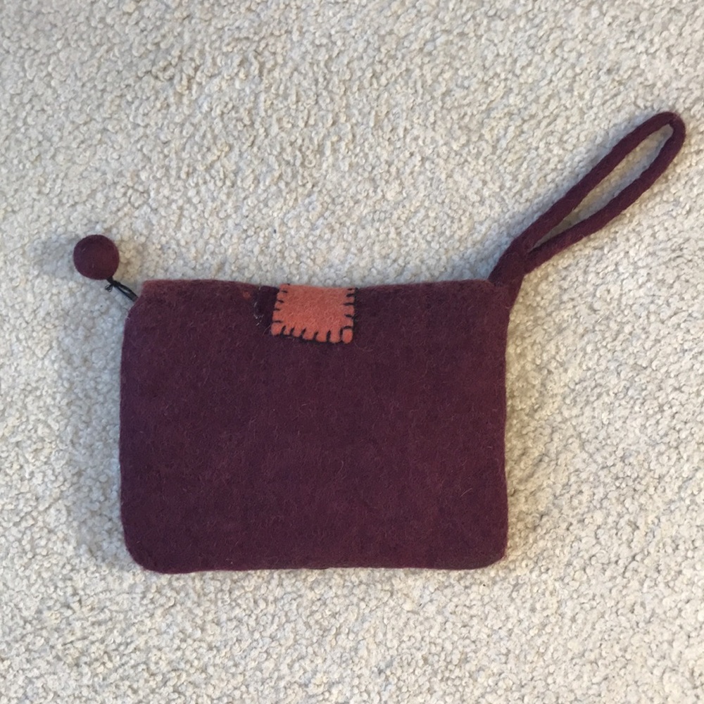 Rising Tide Boho Wool Wristlet - Picture 4 of 12